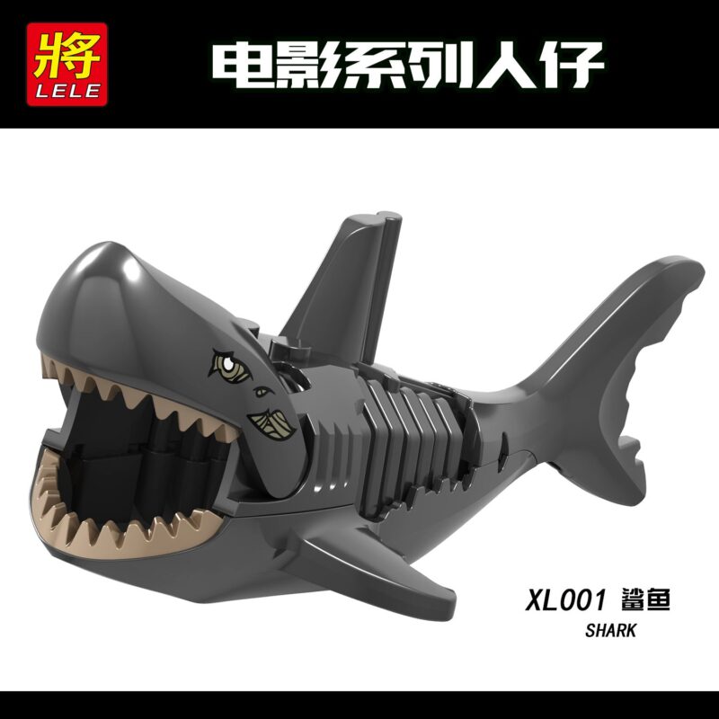 Movie Series Shark Minifigures - Model: XL001, XL014-018 - Image 6