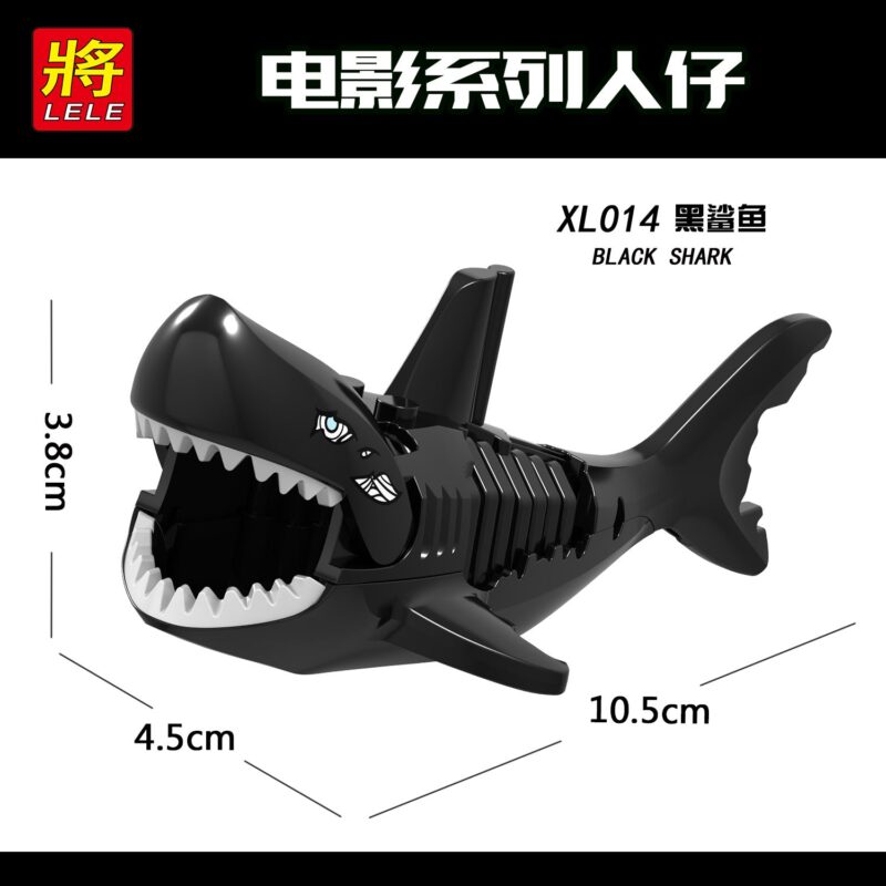 Movie Series Shark Minifigures - Model: XL001, XL014-018 - Image 7