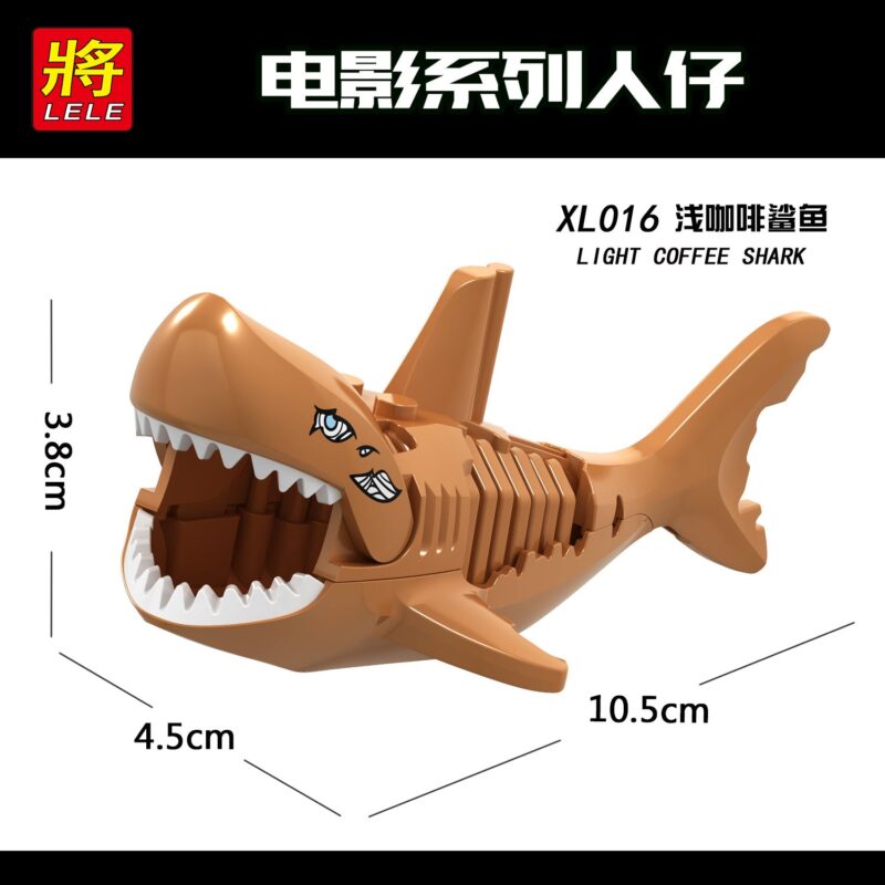 Movie Series Shark Minifigures - Model: XL001, XL014-018 - Image 9