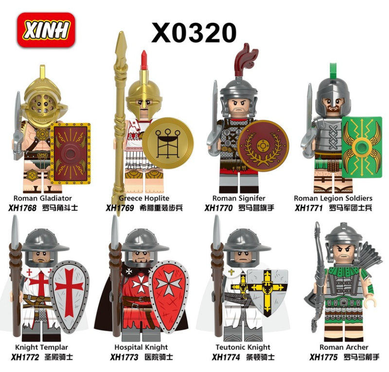 Medieval Series Custom Minifigures-Model: X0320 - Image 10