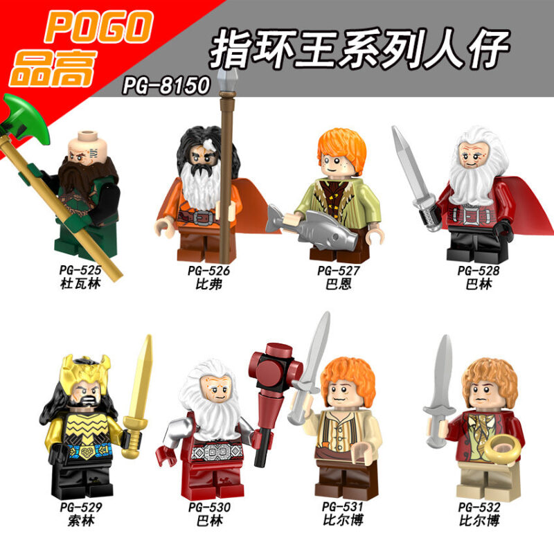 POGO Lord of The Rings Minifigures PG8160,PG8150,PG8183,PG8149,PG8148 Collection(Bifur,Beorn) - Image 5