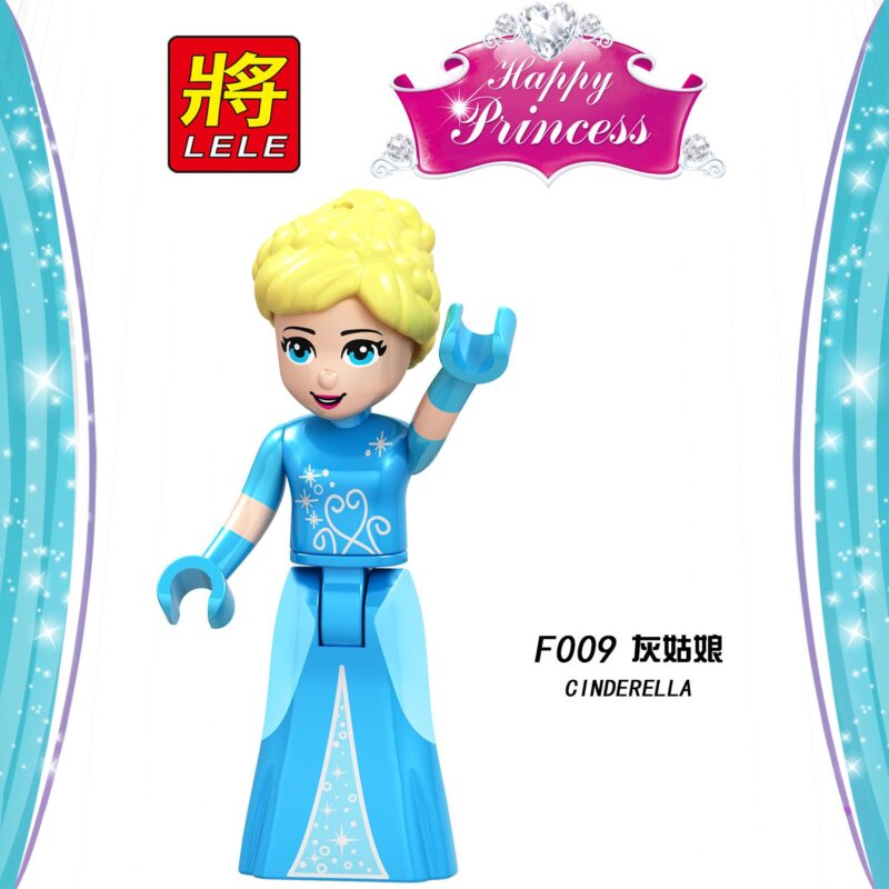 Princess Series Minifigure Anna Cinderella - Model: F002-009 - Image 9