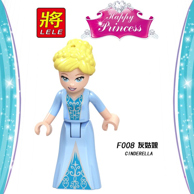 Princess Series Minifigure Anna Cinderella - Model: F002-009 - Image 5