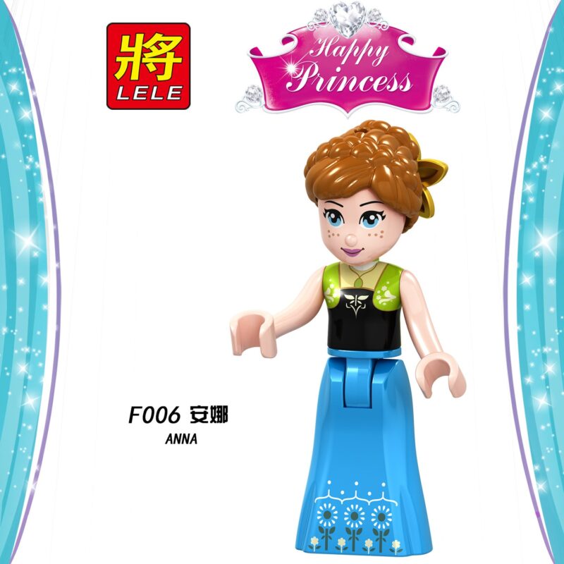 Princess Series Minifigure Anna Cinderella - Model: F002-009 - Image 7