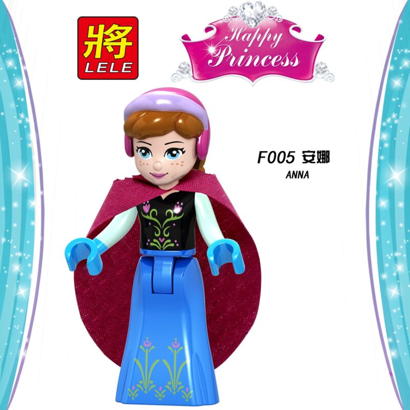 Princess Series Minifigure Anna Cinderella - Model: F002-009 - Image 4