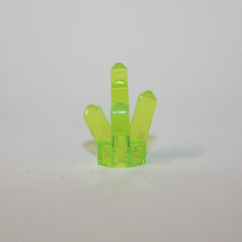 New Clear Crystal Brite Green Piece Minifigure