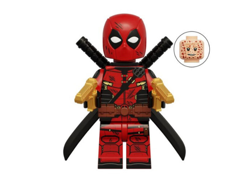 Deadpool Movie Series Series Movie Series 3 Marvel golden guns Minifigures