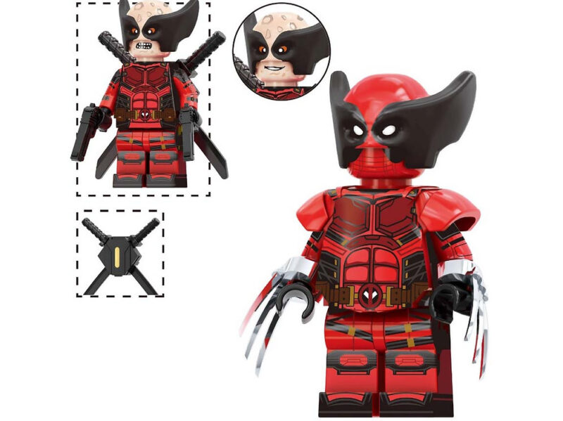 Deadpool Movie Series Series Movie Series 3 Marvel with Armor wolverine Minifigures