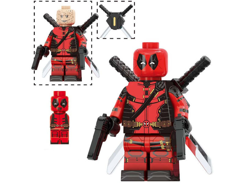 Deadpool Movie Series Series Movie Series 3 Marvel with Mini Minifigures