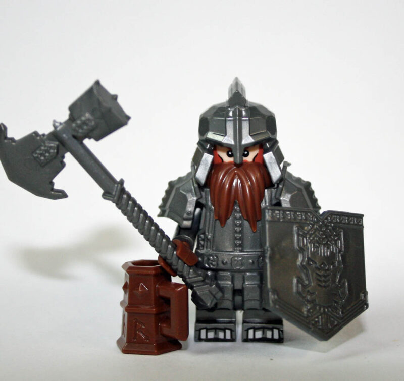 Lord of the Rings Hobbit Dwarf Warrior LOTR Minifigures