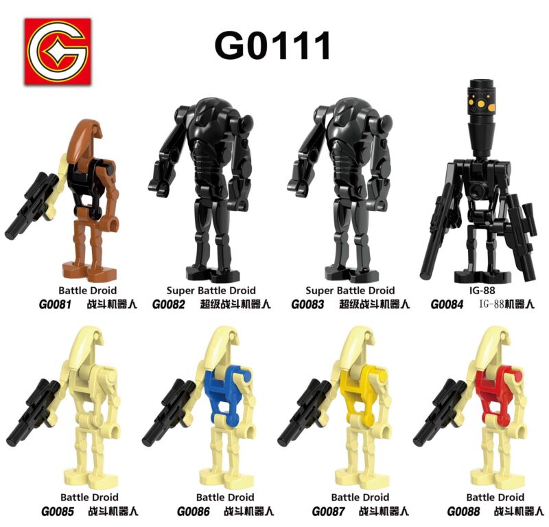 Battle Droid Commander G0087 Custom Star Wars Minifigures List - Image 2