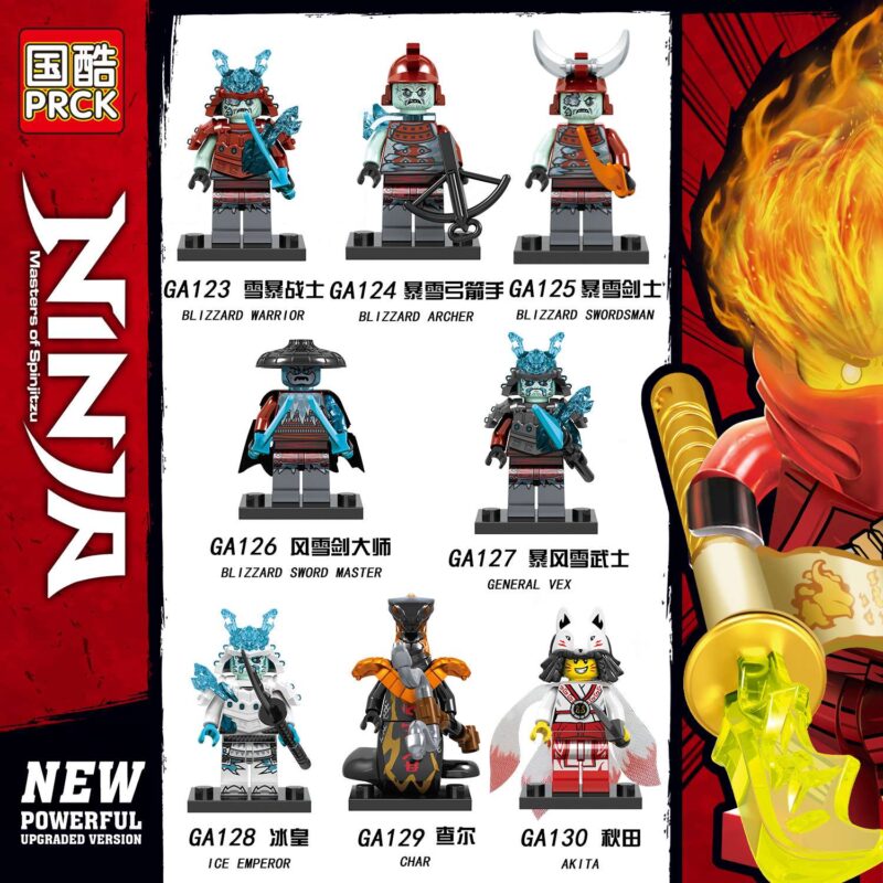 Custom Ice Emperor GA128 Ninjago Minifigures - Image 2