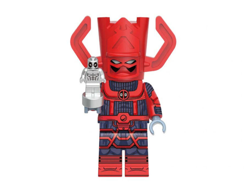 Galactuspool Deadpool Movie Series 3 Silver Surfer mini Marvel Minifigure