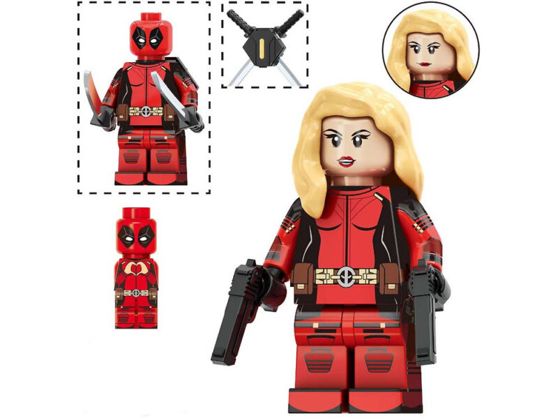 Lady Deadpool Movie Series Series Movie Series 3 Marvel female Minifigures