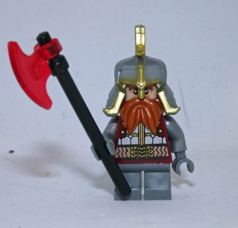 Lord of the Rings Hobbit Lord Dain Iron Foot Dwarf LOTR Minifigure