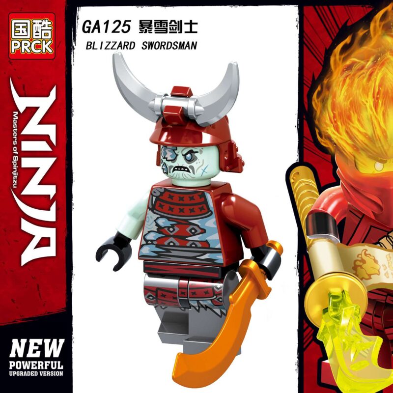 Custom Blizzard Swordsman GA125 Ninjago Serice Minifigures