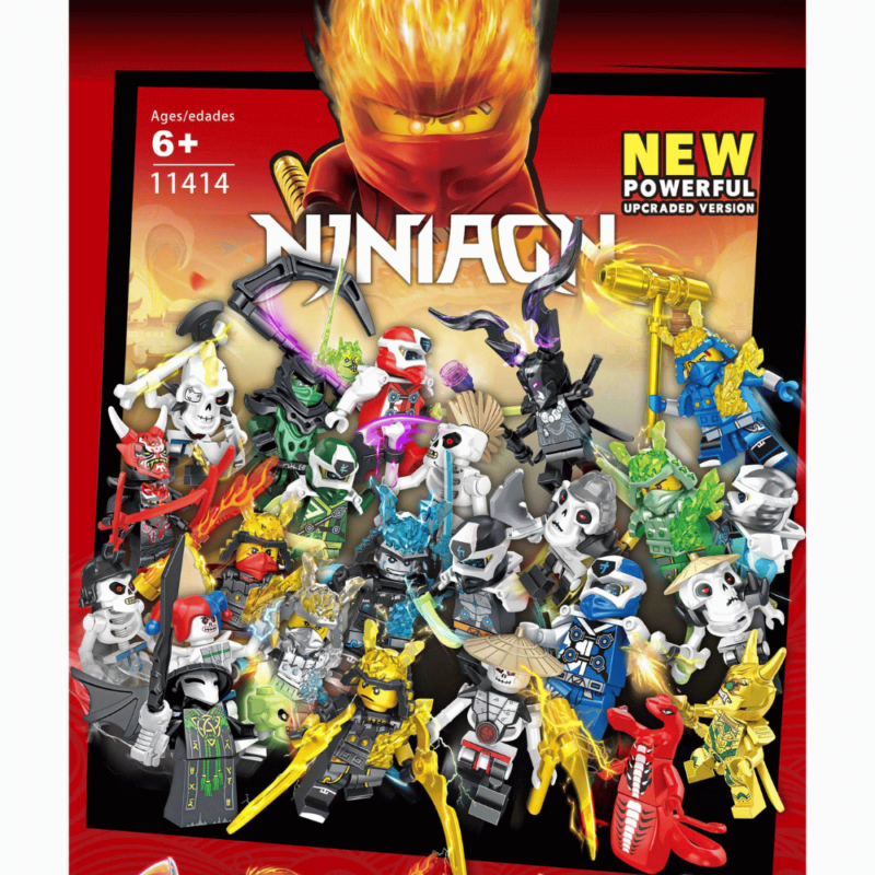 Character 11414 24Pcs Ninjago Movie Minifigures Set