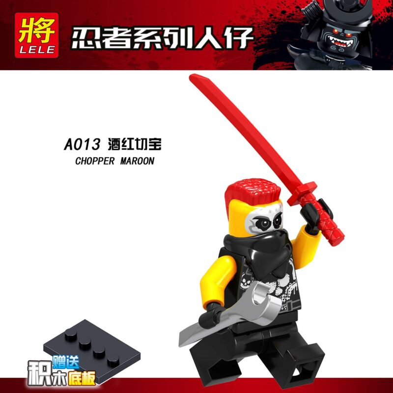 Classic Chopper Maroon A013 Ninjago Movie Minifigures