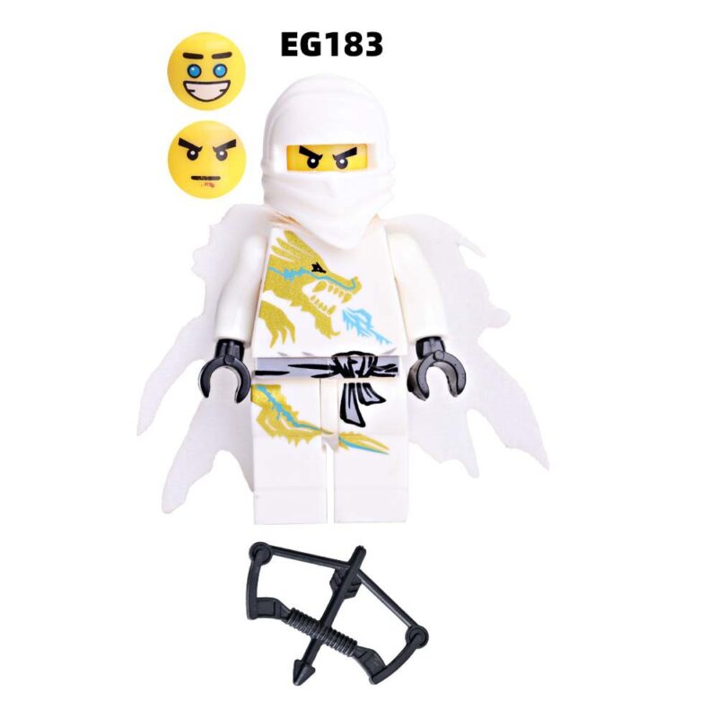 White EG183 Ninjago Movie Lloyd Minifigures