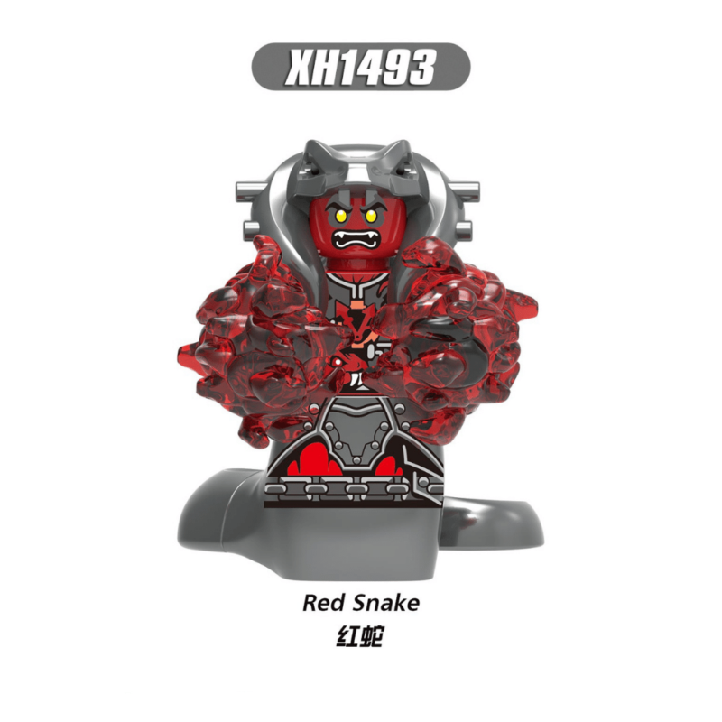 Red Snake XH1493 Ninjago Movie Minifigures