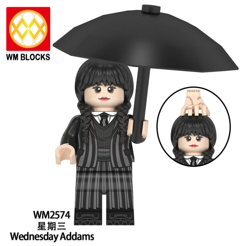 Wednesday Adams Custom Minifigures-Model: WM2574-2575 - Image 2