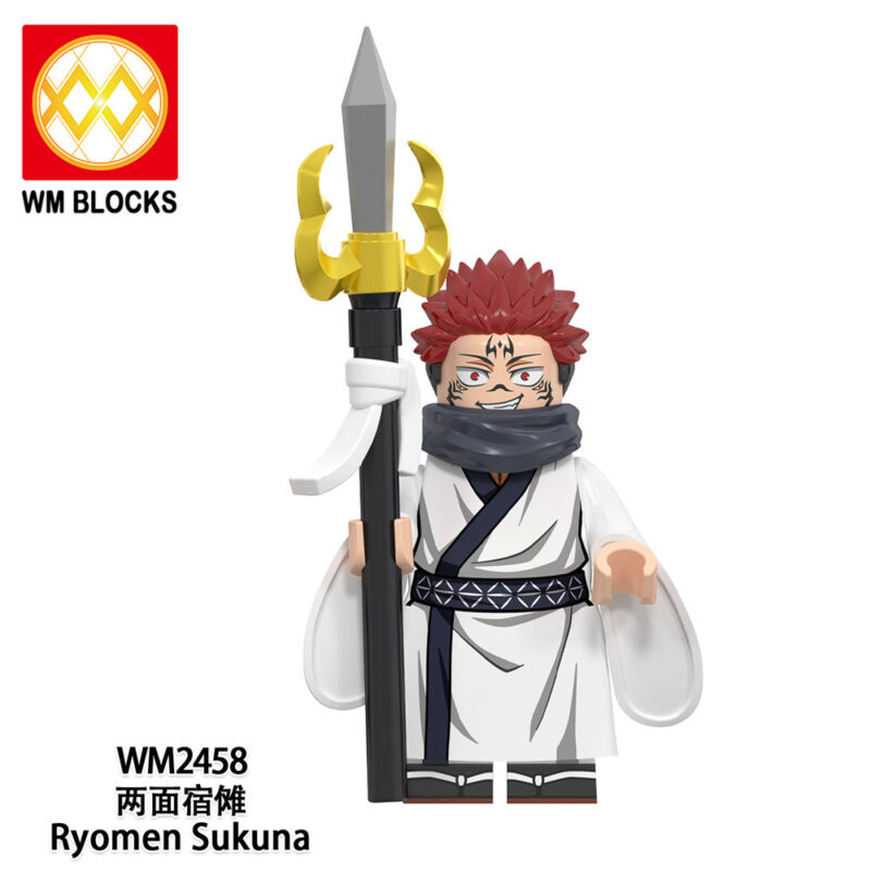 Anime Series Spells Return Shiny Gojo Satoru Minifigures - Model: WM6149 - Image 17