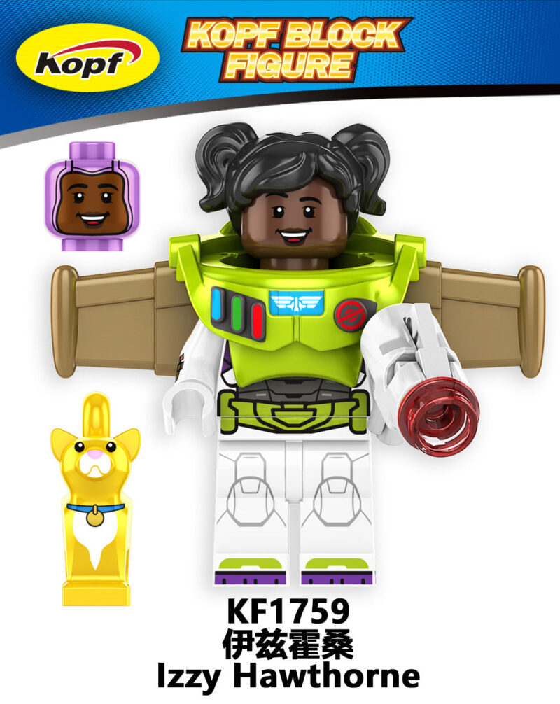 Hello Kitty Buzz Lightyear Zach the Devil Izzy Hawthorne Minifigures - Model: KF6166 - Image 9