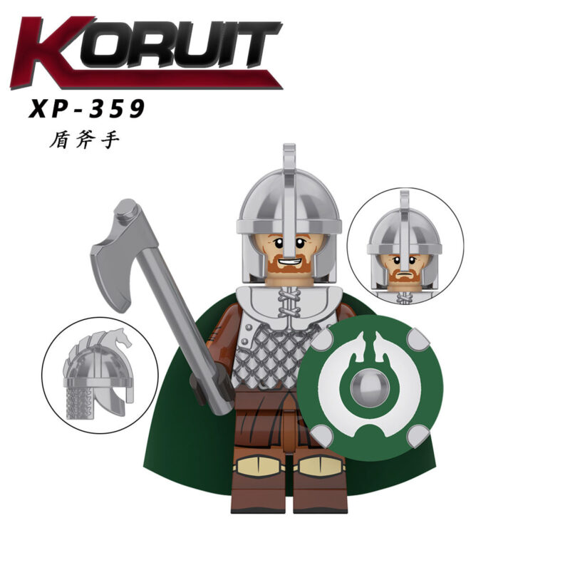 Medieval Series Knight of Rohan Minifigures - Model: KT1046 - Image 6