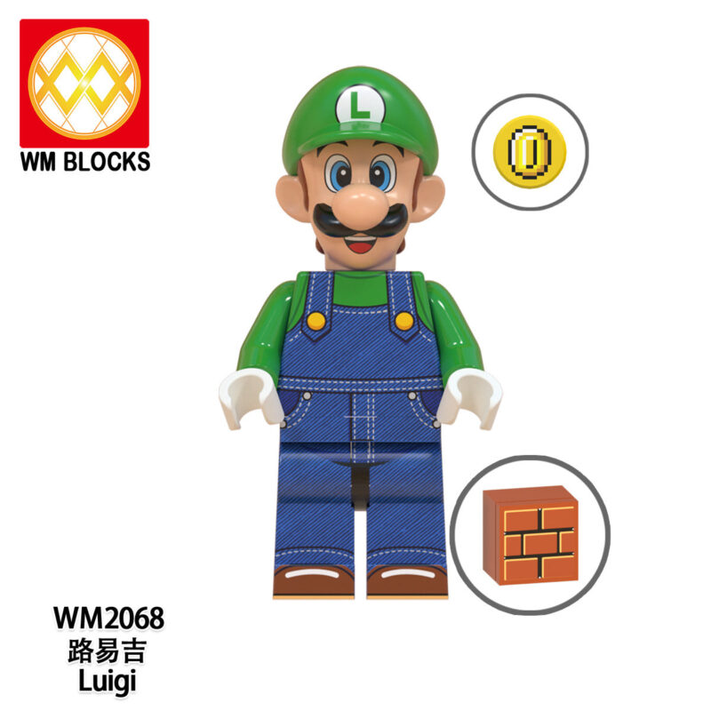 Plumber Mario Luigi Custom Minifigures-Model: WM6103 - Image 13