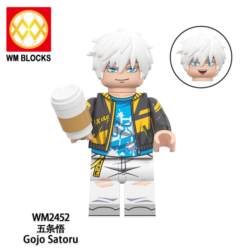 Anime Series Spells Return Shiny Gojo Satoru Minifigures - Model: WM6149 - Image 11