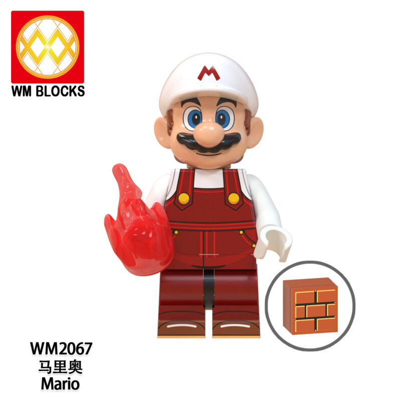 Plumber Mario Luigi Custom Minifigures-Model: WM6103 - Image 12