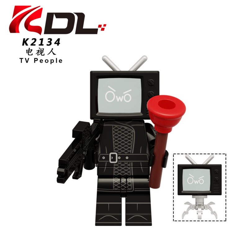 Toilet Man Series Sound Man TV Man Surveillance Man Minifigures - Model: KDL818 - Image 12