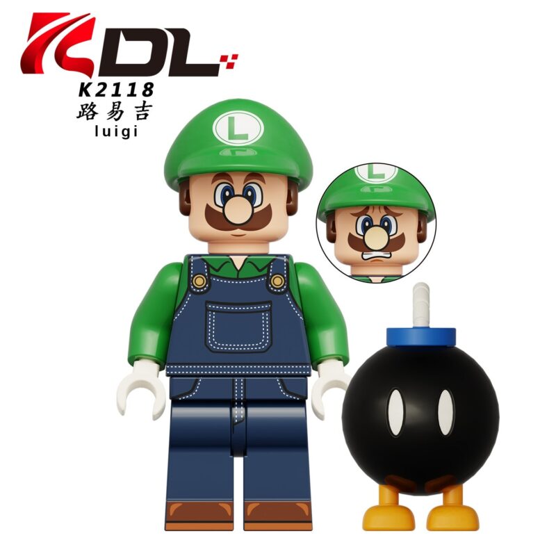 Mario Plumber Luigi Custom Minifigures-Model: KDL815 - Image 17