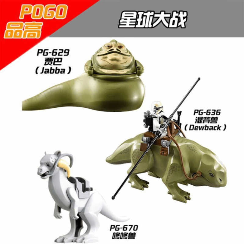 Tauntaun Star Wars Character Minifigures POGO-670 - Image 2