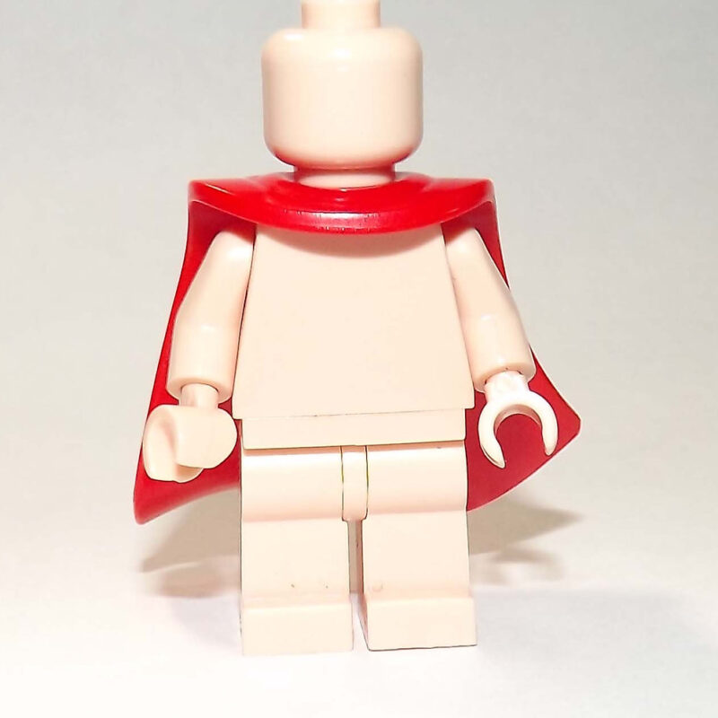 Latest Red Cape cloak V2 for minifigure - Image 2