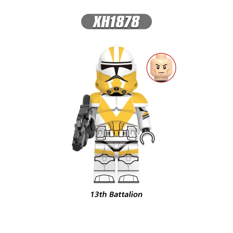 13th Battalion Clone Trooper Soldier XH1878 Custom Star Wars Minifigures Sale