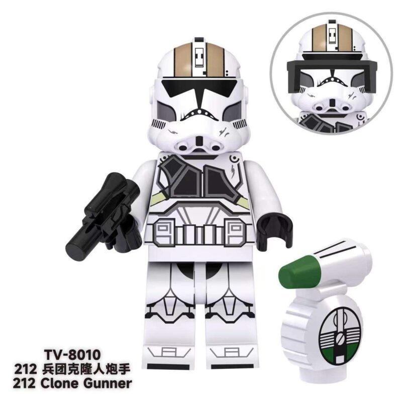 212th Attack Battalion Clone Gunner TV-8010 Custom Star Wars Minifigures