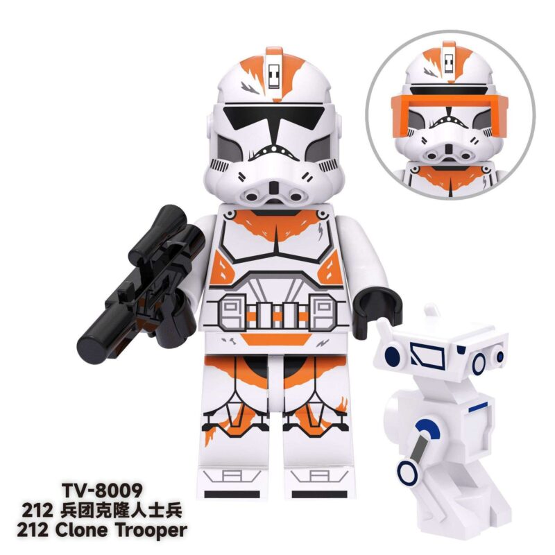 212th Attack Battalion Clone Trooper Soldier TV-8009 Custom Star Wars Minifigures