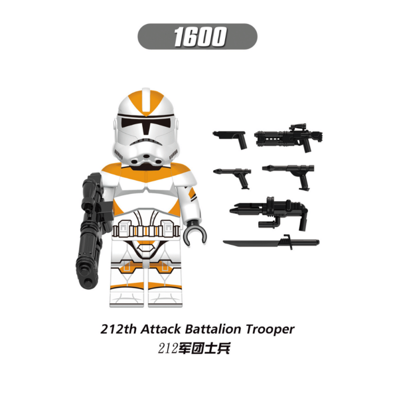 212th Attack Battalion Clone Trooper Soldier XH1600 Star Wars Minifigures