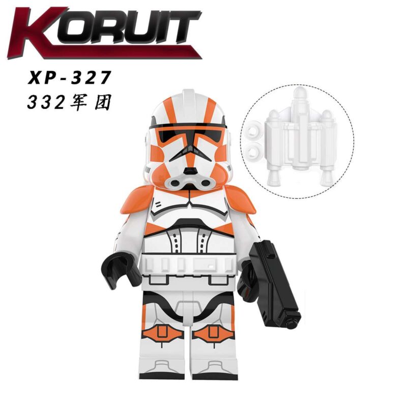 332nd Company Clone Trooper Soldier XP-327 Custom Star Wars Minifigures