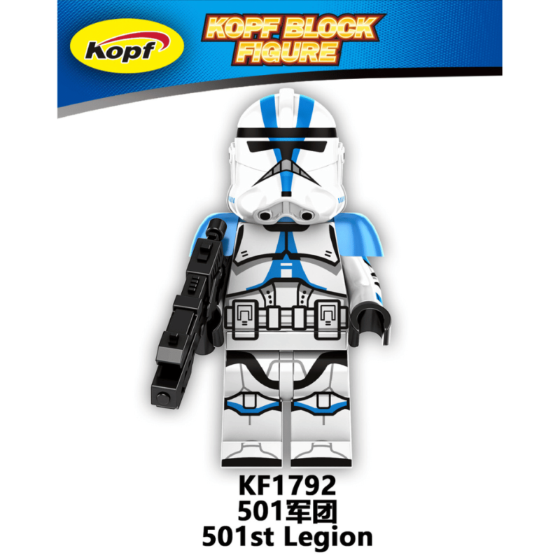 501st Legion Clone Trooper Soldier KF1792 Star Wars Minifigures