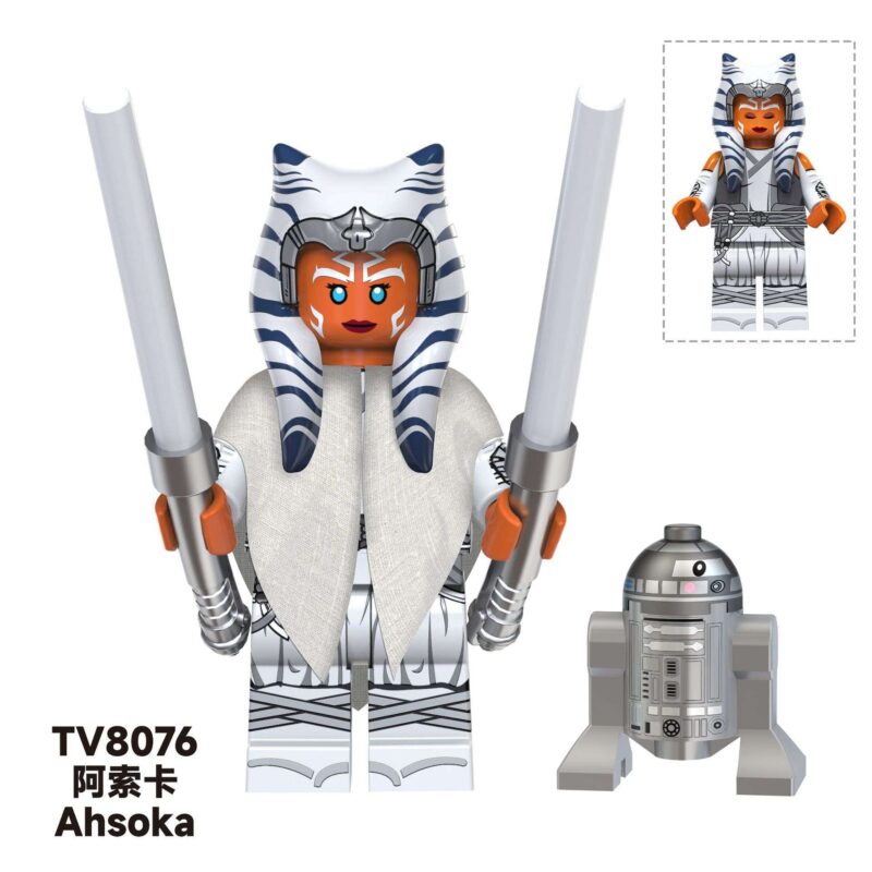 Ahsoka Tano TV8076 Custom Star Wars Minifigure (Clone Wars)