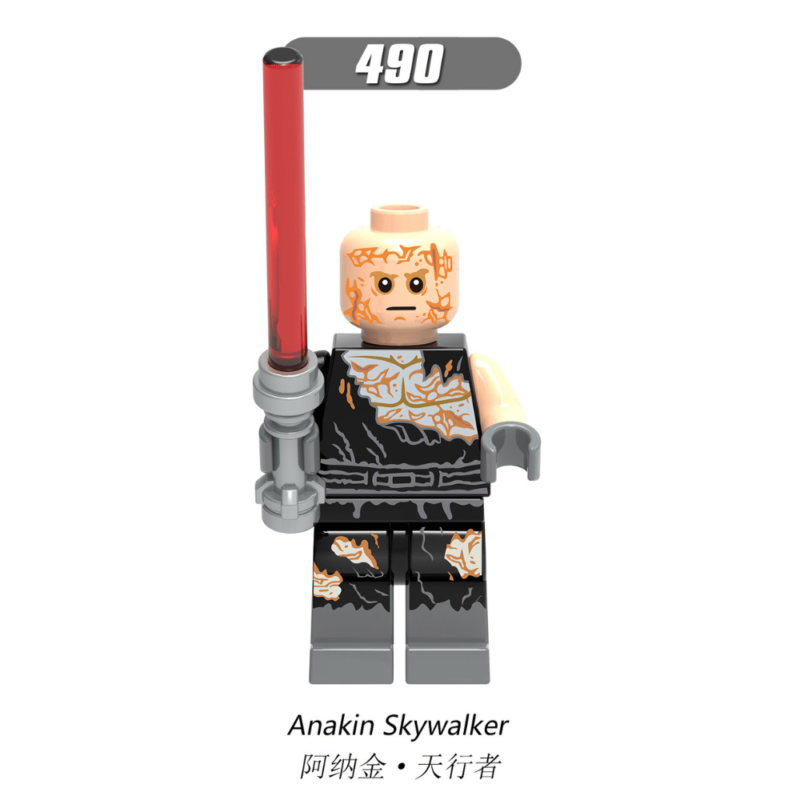 Anakin Skywalker (Transformation Process) XH490 Custom Star Wars Minifigures