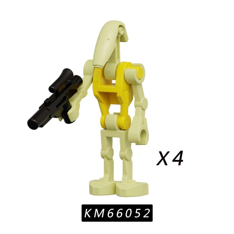 Battle Droid Commander X4Pcs KM66052 Star Wars Minifigures