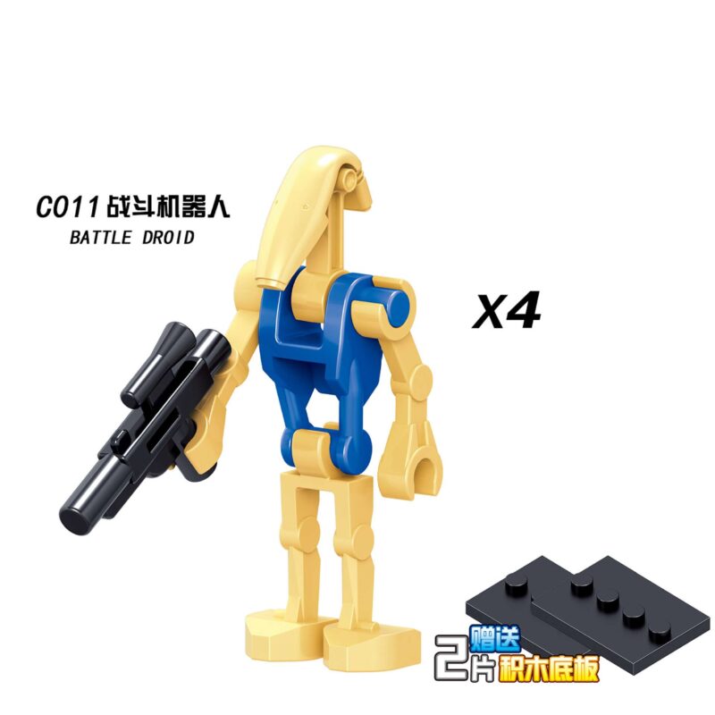 Battle Droid X4 C011 Star Wars Character Minifigures