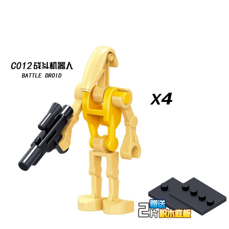 Battle Droid X4 C012 Star Wars Character Minifigures