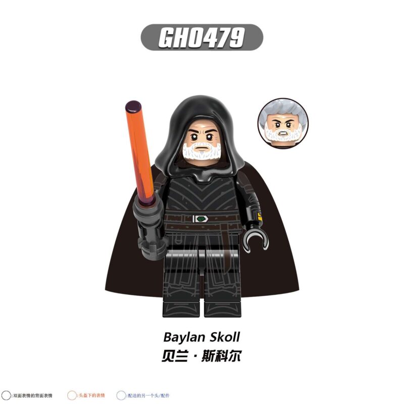 Baylan Skoll GH0479 Custom Star Wars Minifigure (Mandalorian)