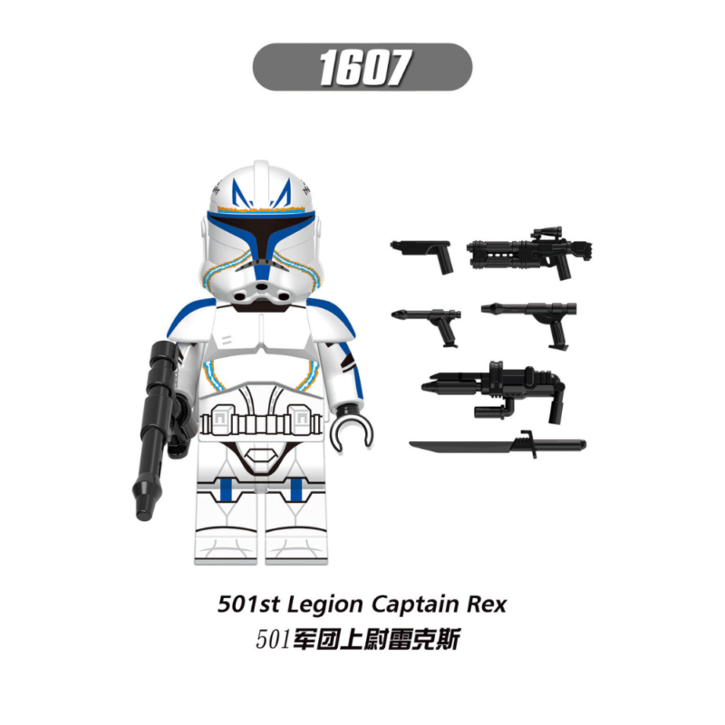 Captain Rex (Phase 2) XH1607 Custom Star Wars Minifigures