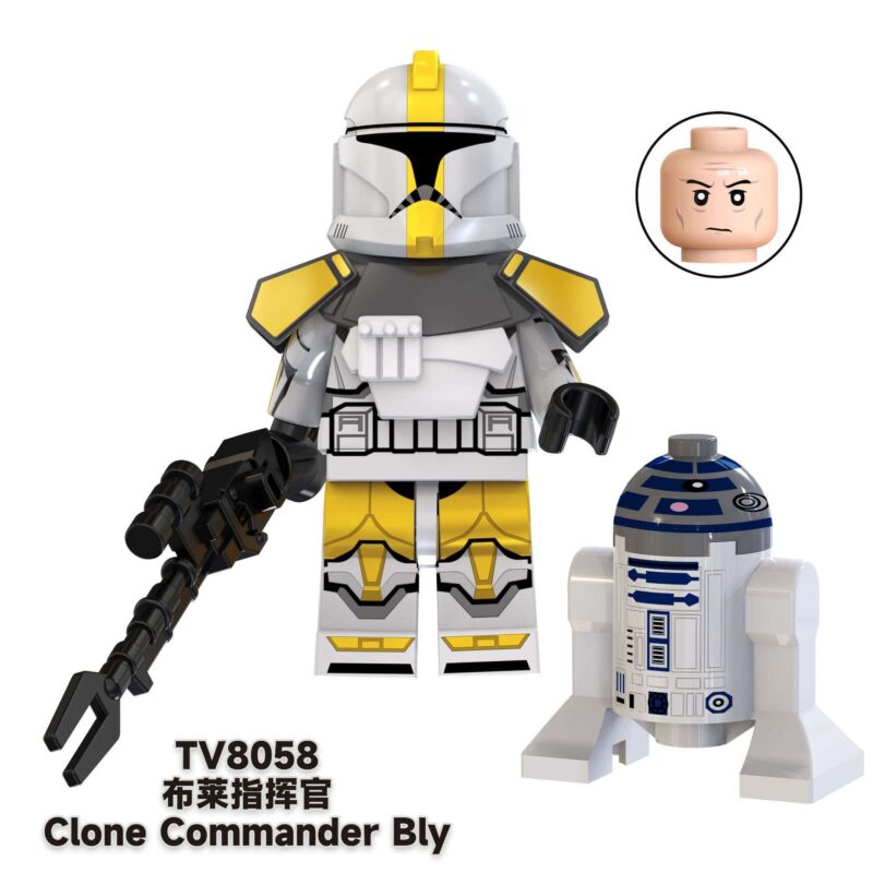 Clone Commander Bly TV8058 Custom Star Wars Minifigures