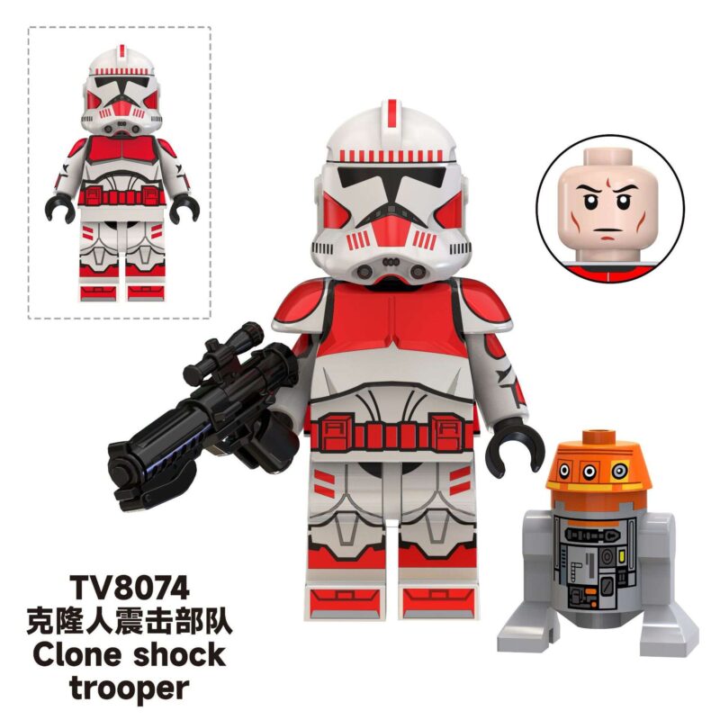 Clone Shock Trooper Soldier TV8074 Custom Star Wars Minifigures Series